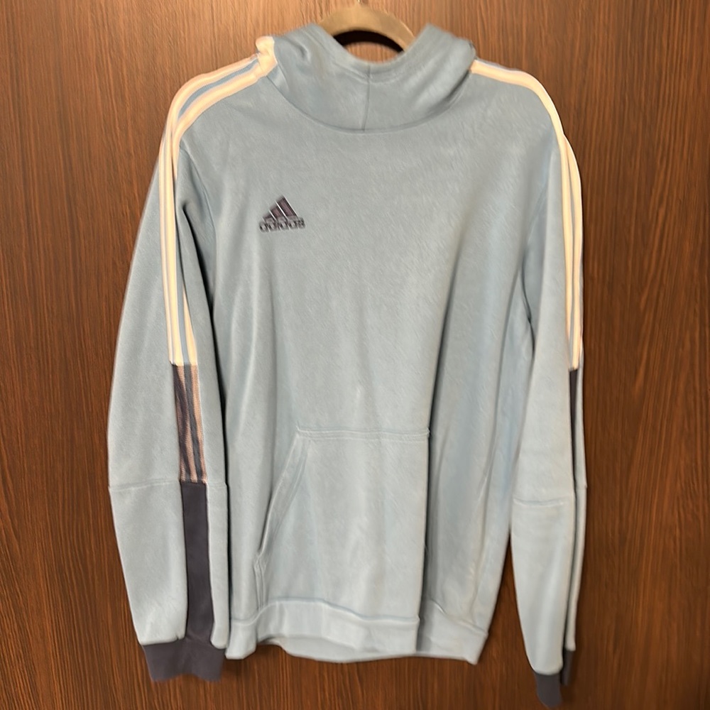 Lite Blue Adidas Hoodie
